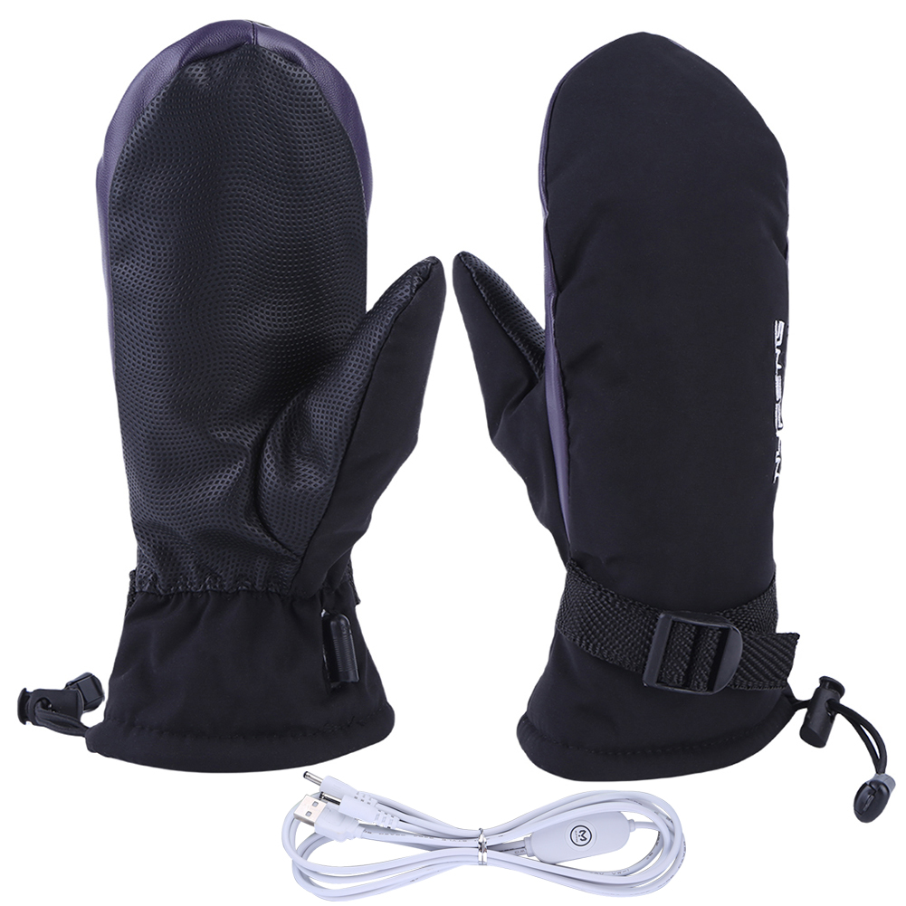 Cycling Gear Temperature - Gants chauffants chauds, chargeur USB, gants
