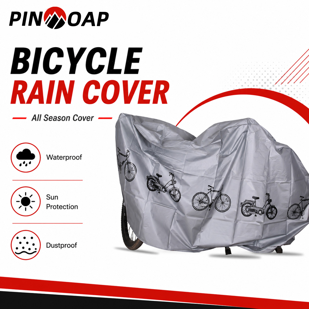 Cycling Gear Rain - PINMOAP Housse de protection universelle pour