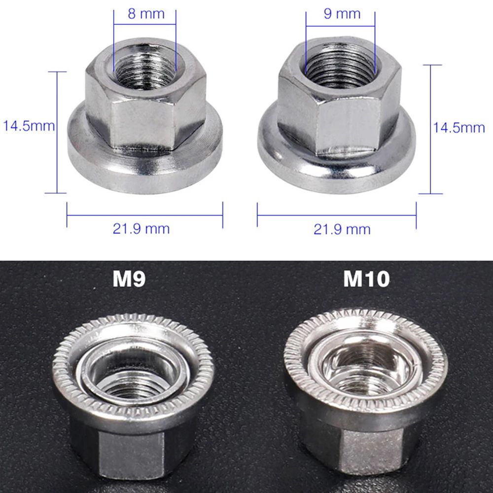 Cycling Gear Hub - Écrous de moyeu de vélo VTT