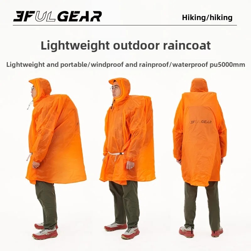 Cycling Gear Rain - Poncho de pluie ultraléger 3F UL