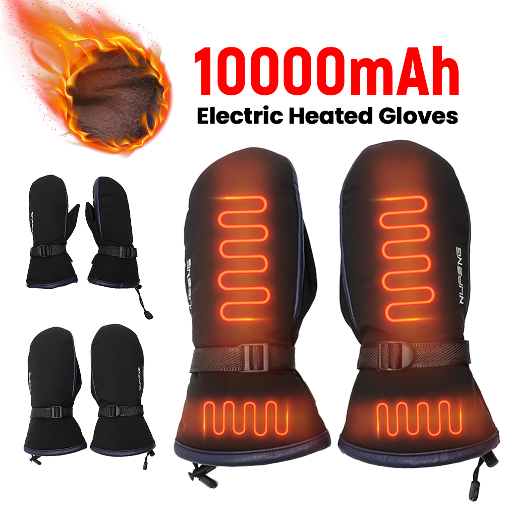 Cycling Gear Temperature - Gants chauffants électriques à chargement USB,