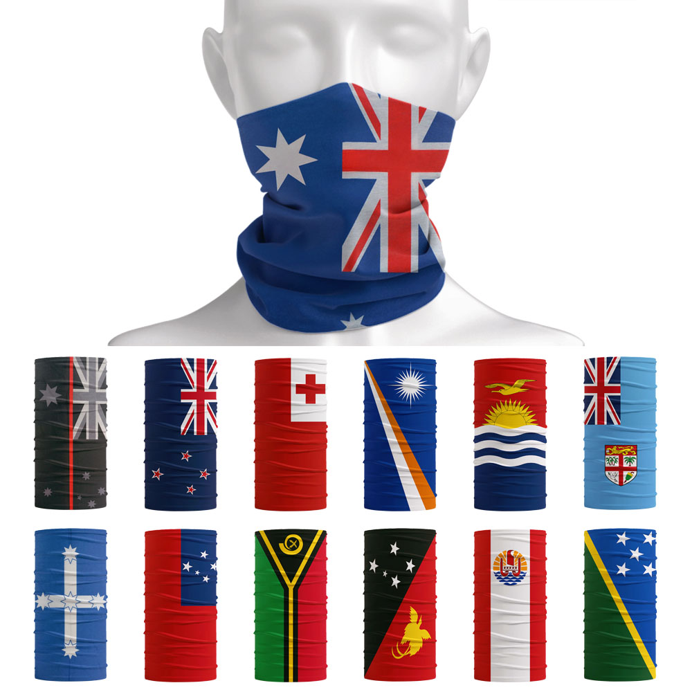 Cycling Gear New Zealand - Australie nouvelle-zélande drapeau motif cache-cou Oceania