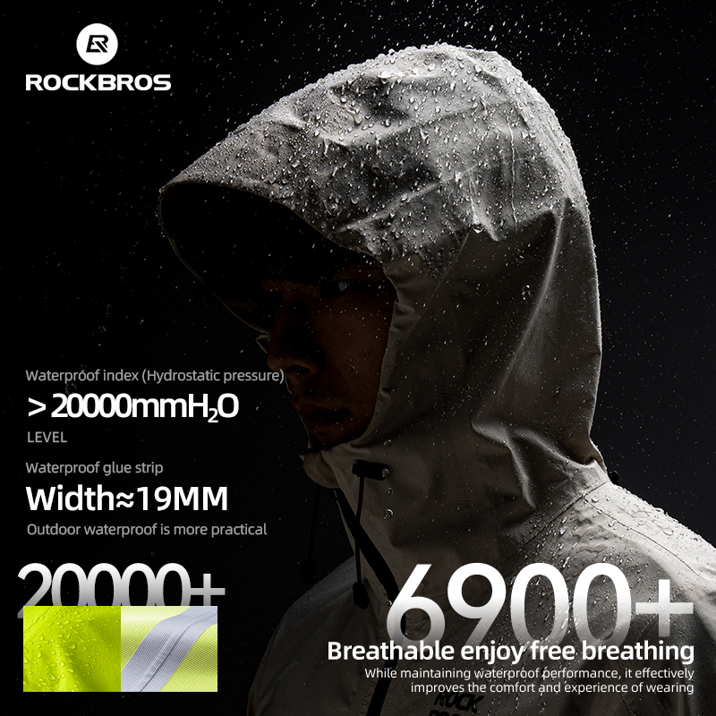 ROCKBROS-Veste de cyclisme imp - Cycling Gear Rain avis et prix