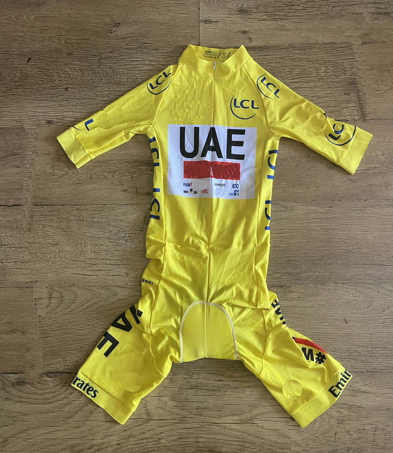 LASER-T-shirt de cyclisme jaun - Cycling Gear Material avis et prix