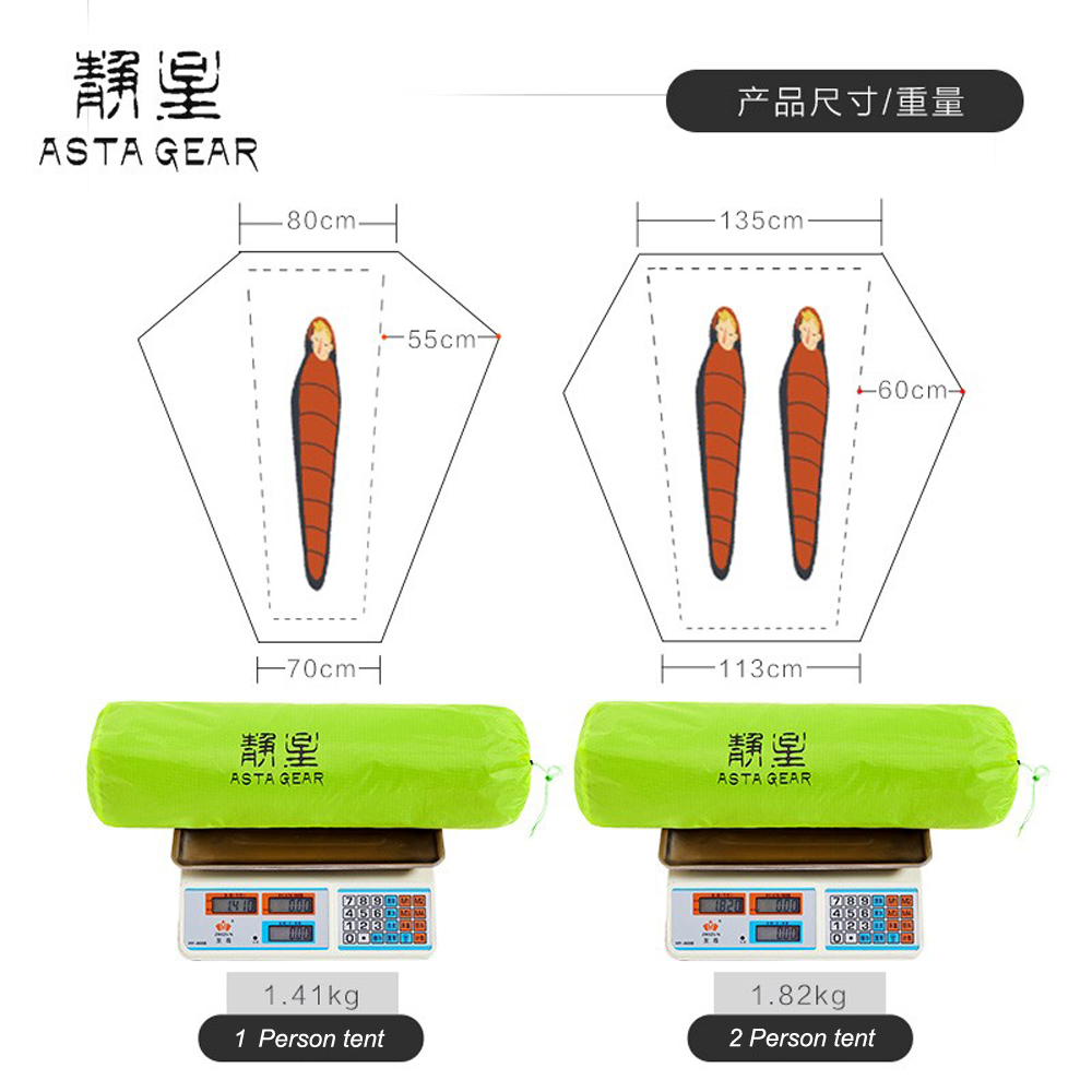 ASTA GEAR Greenmountain 2 Tent - Cycling Gear Needed avis et prix
